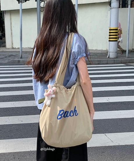 今だけ限定OFF！【予約販売】Beach ストリングナイロン トートバッグ