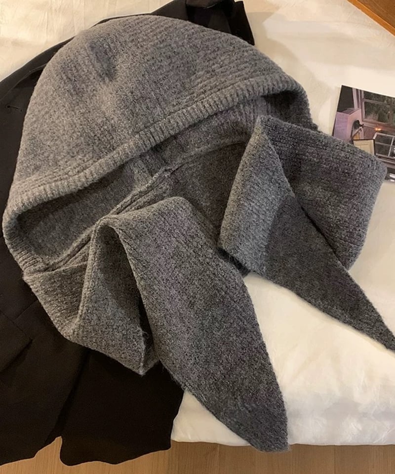 予約販売】バラクラバ ニットフードマフラー | KISHIKA