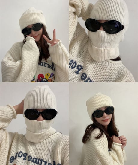 【予約販売】目出し帽 ニットキャップ