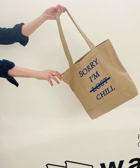 【予約販売】CHILL刺繍トートバッグ