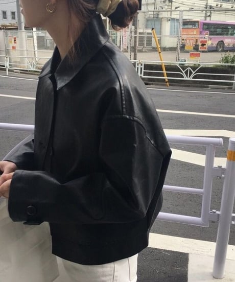 【予約販売】PUエコレザージャケット