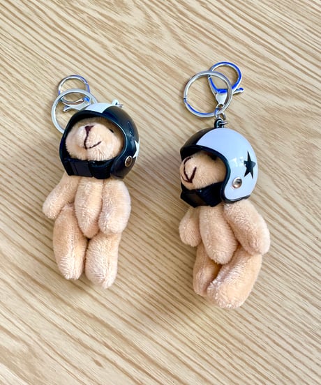 【予約販売】ヘルメットベアキーホルダー