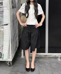 【予約販売】レトロフリル クロップドハーフパンツ