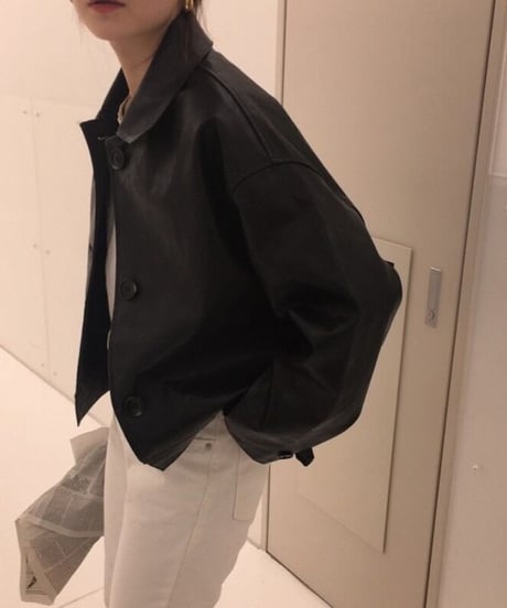 【予約販売】PUエコレザージャケット