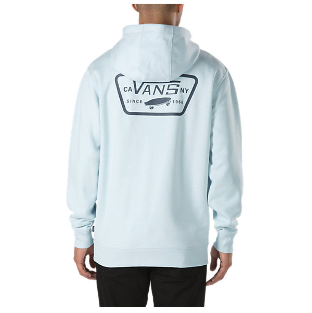 VANS バンズ プルオーバーパーカー FULL PATCHED BLACK 即納】VANS FULL PATCHED PULLOVER HOODIE メンズLサイズ F