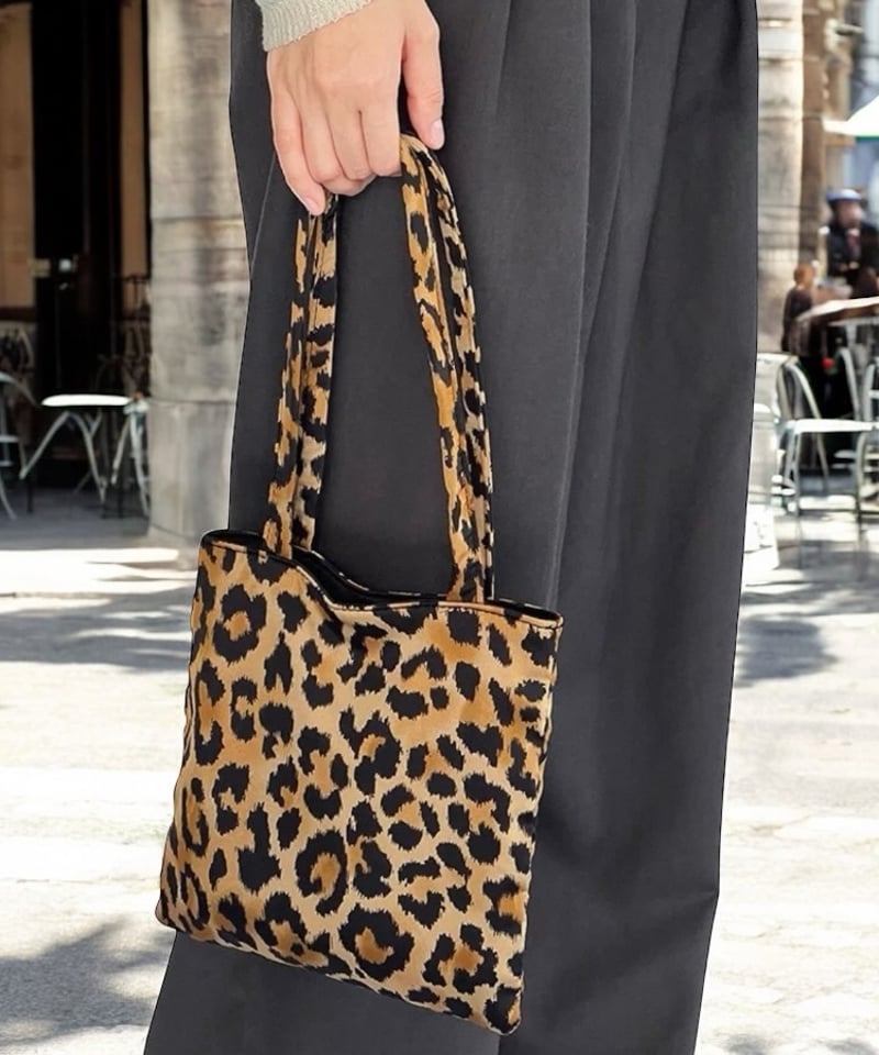 予約販売】レオパード柄ミニトートバッグ | KISHIKA