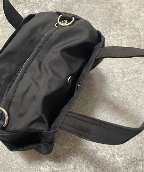 【予約販売】ナイロンミニバッグ ショルダーストラップ付