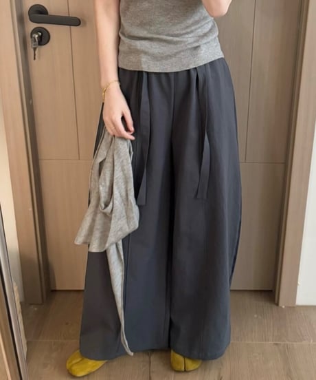 【予約販売】バレルワイドイージーパンツ