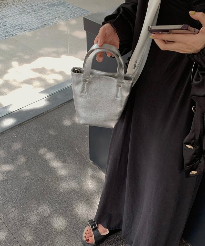 予約販売】PUレザーミミニトートバッグ ショルダーストラップ付 | KISHIKA