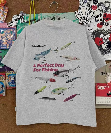 【予約販売】レトロ ルアー バックプリントTシャツ