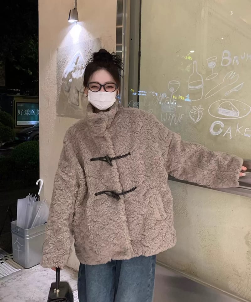 予約販売】 ボア ダッフル スタンドカラーコート | KISHIKA