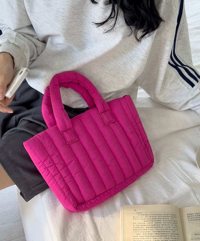 限定OFF【予約販売】キルティングミニトートバッグ | KISHIKA