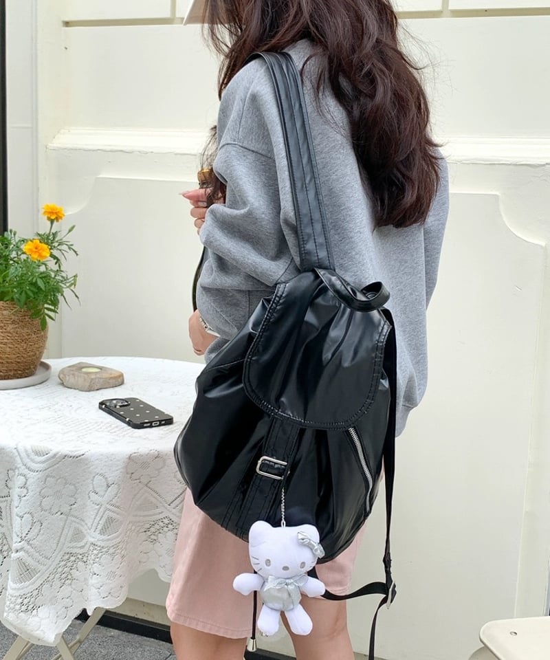 予約販売】グロッシーバックパック Glossy Backpack #シルバー