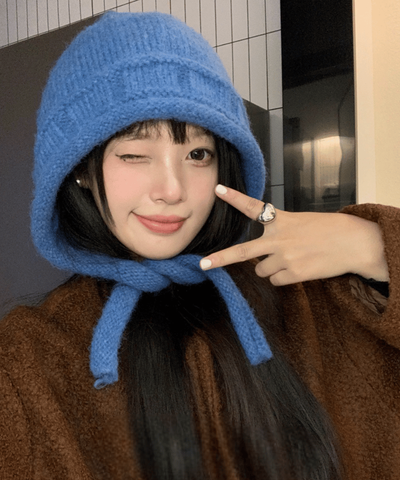 TODAYFUL ハンドニットバラクラバ ニット帽 フード新品　完売 TODAYFUL ハンドニットバラクラバ ニット帽 フード新品 完売