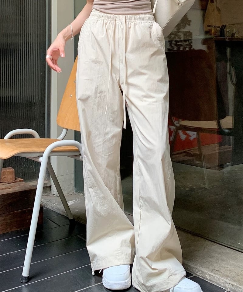 今だけ限定OFF【予約販売】ドロー ストリング イージーパンツ