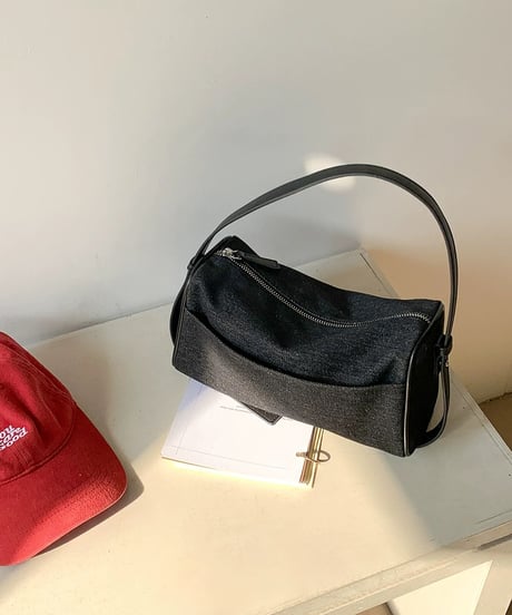 【予約販売】デニムボックスショルダーバッグ