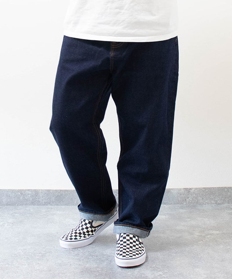 予約販売】ワイドテーパードデニム メンズ | KISHIKA