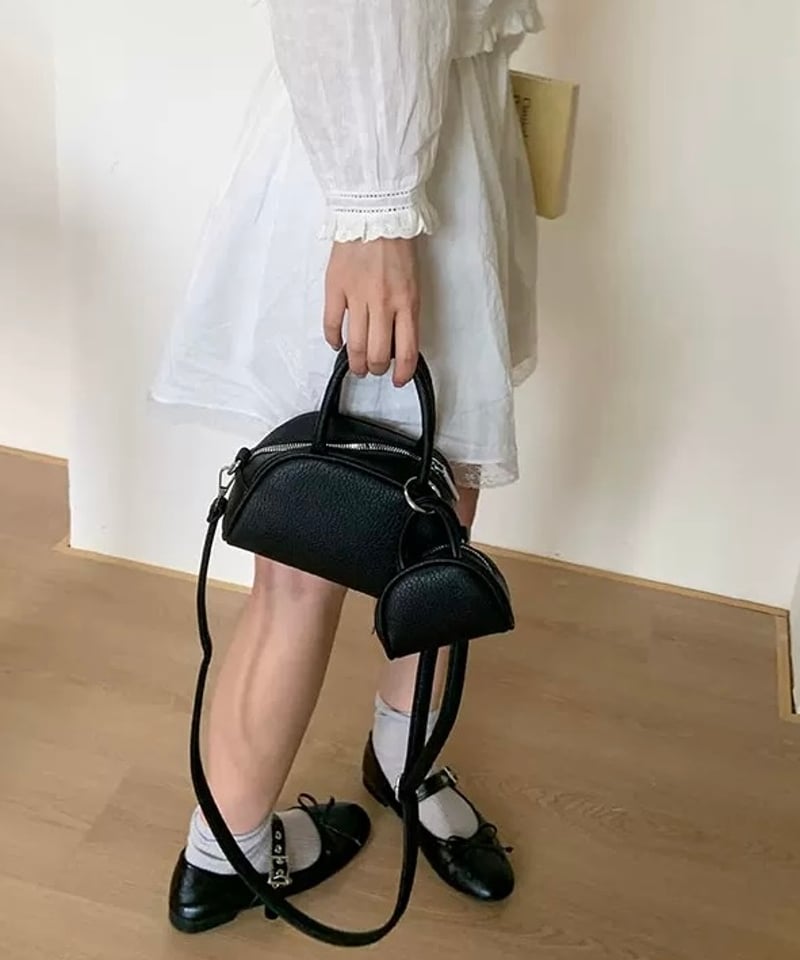 【新品未開封】HYDE 富良野　黒ミサ　2019 バッグ　ミニボストン　ポーチ付 新品】HYDE 富良野 黒ミサ 2019 バッグ ミニボストン ポーチ付