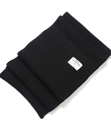 U.S.NAVY Wool Scarf USネイビー ウールスカーフ ミリタリー マフラー ニット リブニット