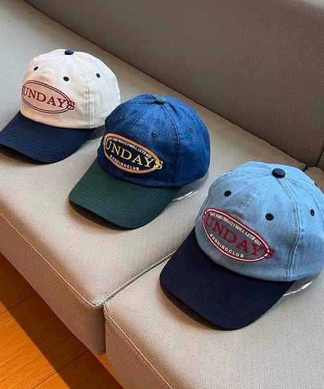 【予約販売】SUNDAYS 刺繍キャップ CAP