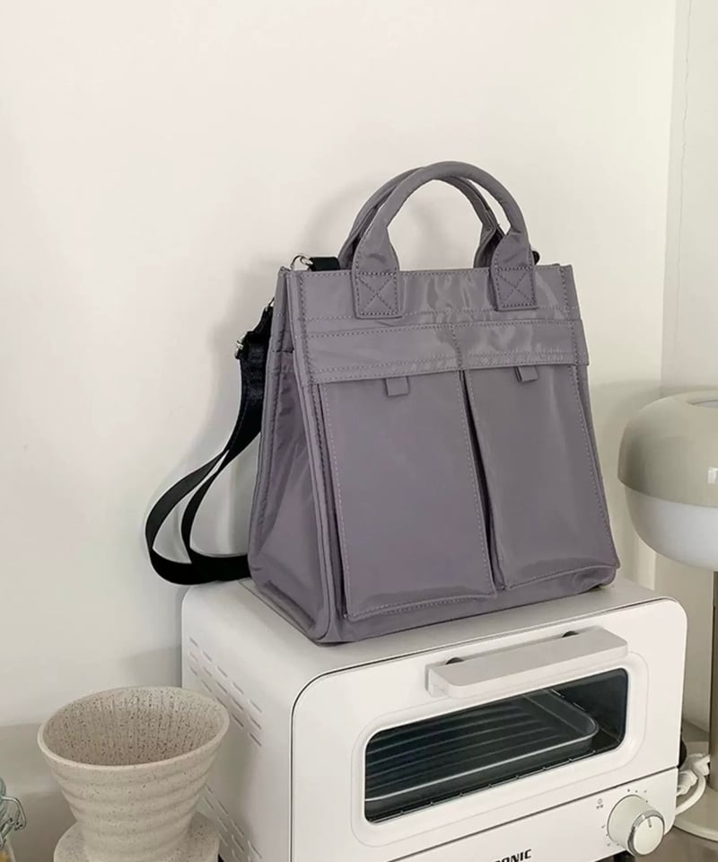 バリー☆ブラックリサイクル ナイロン ミニバッグ 予約販売】ミリタリースクエアーナイロンミニバッグ | KISHIKA