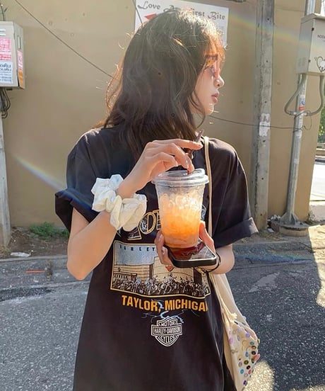 【予約販売】MOTOWN ビンテージデザインプリントTシャツ