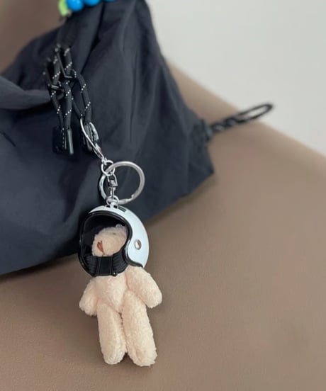 【予約販売】ヘルメットベアキーホルダー