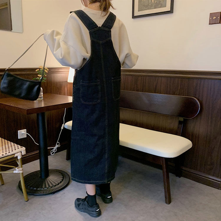 パドカレ✽デニムジャンパースカート 即納】デニム ジャンパースカート 21815−22 | KISHIKA