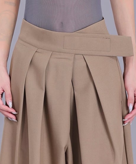 【予約販売】ベルクロWタックパンツ#グレー