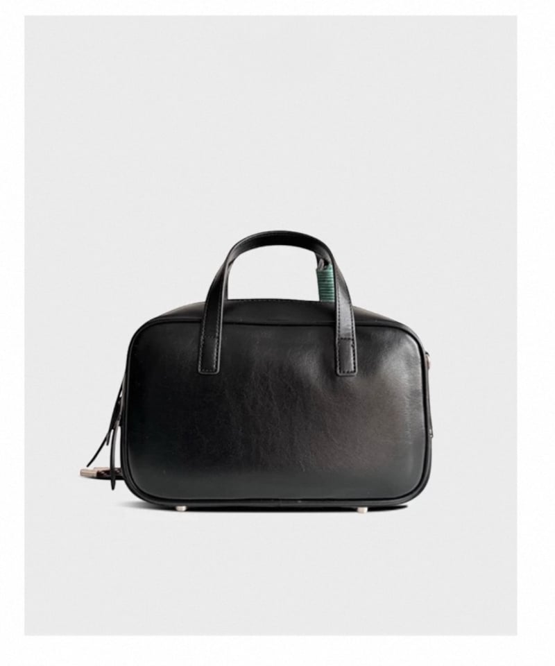 ダーリッチ　ブラックキルティングボストンバッグ➕ハートチャーム Darich ハートロゴマルチチャーム キルティングミニボストン