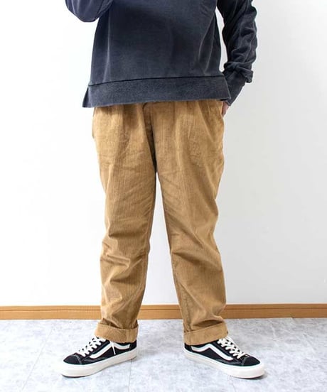 BLACK FRIDAY SALE【即納】コーデュロイタックパンツ　メンズ