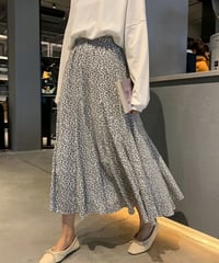 BLCK FRIDAY SALE【即納】小花柄ロングフレアスカート 18719-46