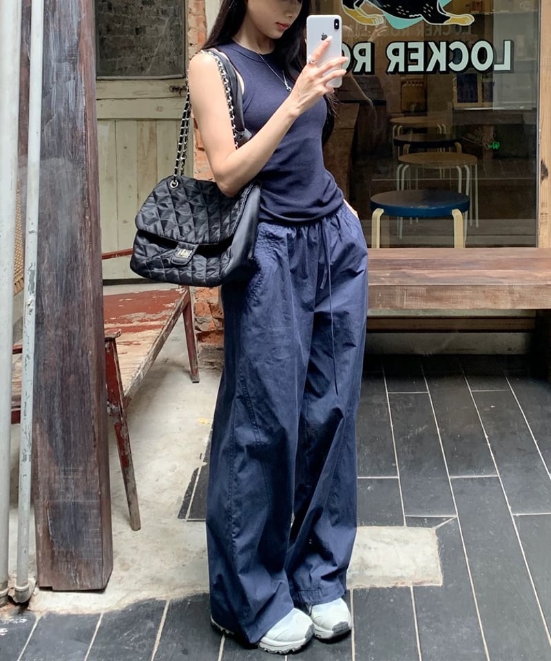 今だけ限定OFF【予約販売】ドロー ストリング イージーパンツ | KISHIKA