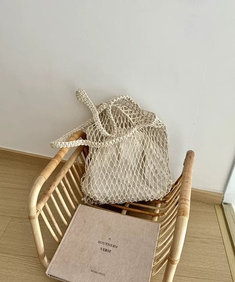 【予約販売】メッシュカゴトートバッグ 内袋付