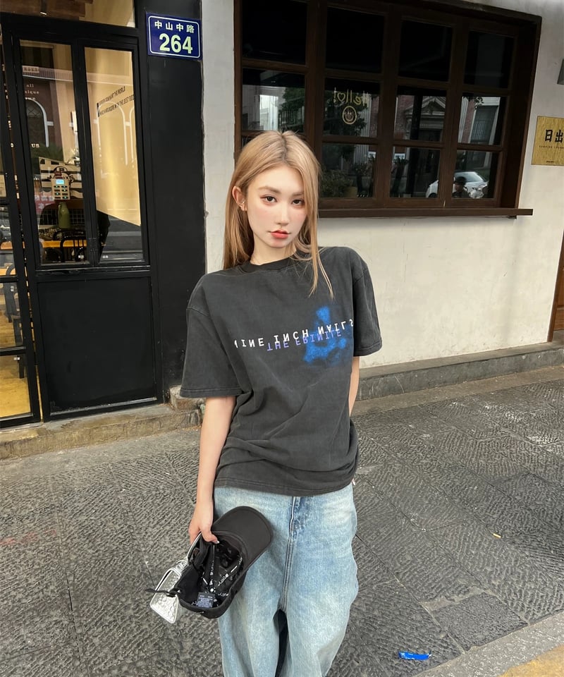 ビンテージTシャツ　グッドプリント◎ オ*ペ様 no792古着 Tシャツ グッドプリント 好配色 - メルカリ