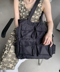 【予約販売】マルチポケット ナイロン トートバッグ