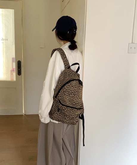 【予約販売】レオパード柄バックパック