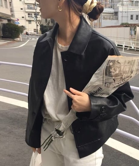 【予約販売】PUエコレザージャケット