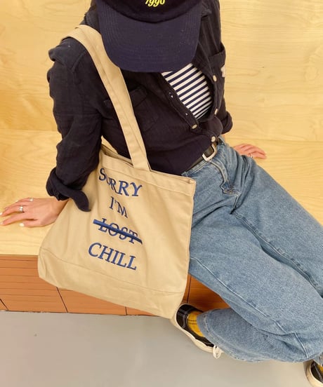 【予約販売】CHILL刺繍トートバッグ