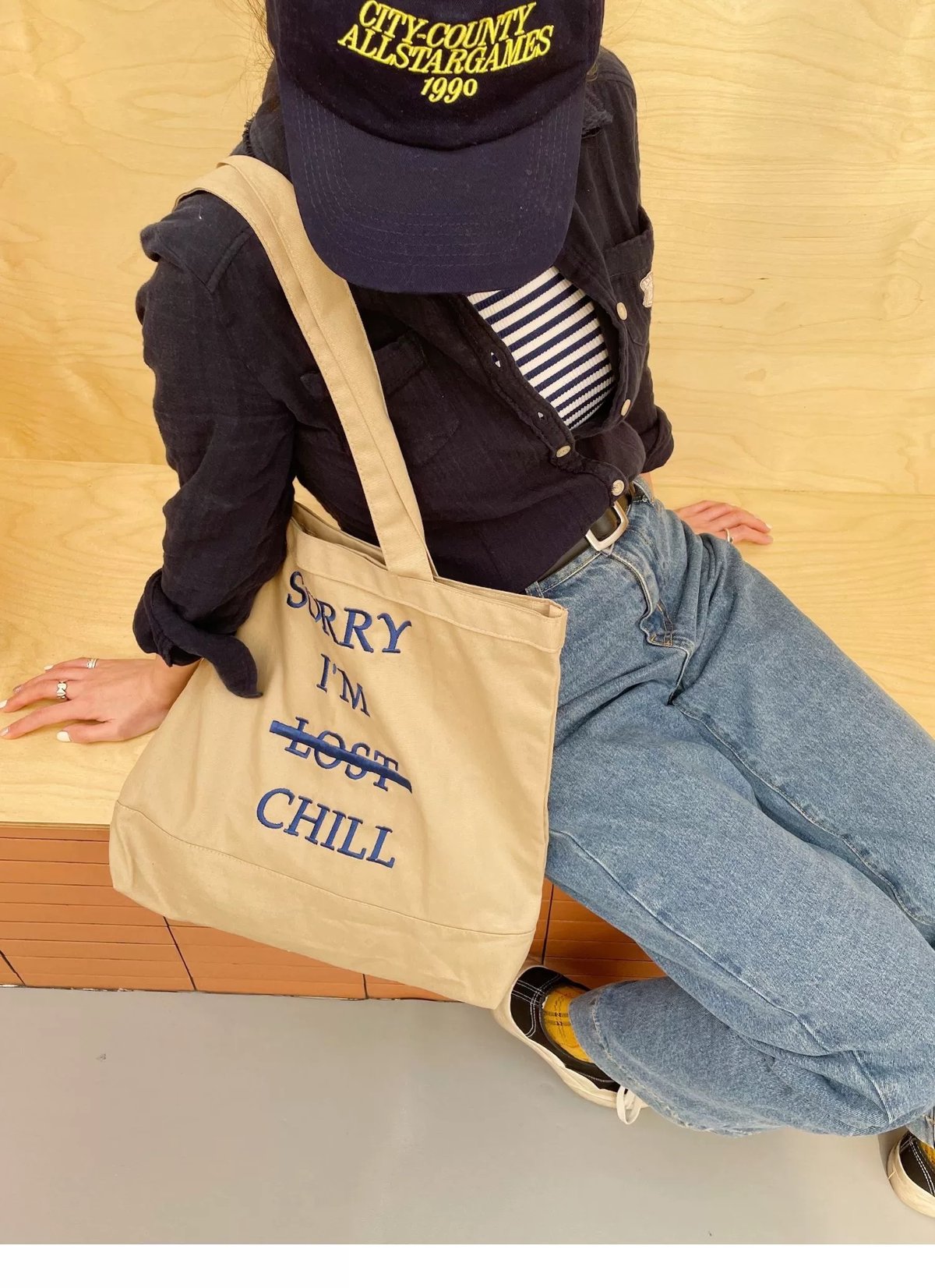 予約販売】CHILL刺繍トートバッグ | KISHIKA