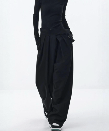 【予約販売】ベルクロWタックパンツ#グレー
