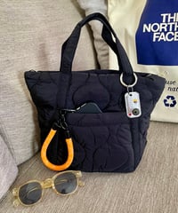 【予約販売】キルティングミニトートバッグ ショルダーストラップ付#3365