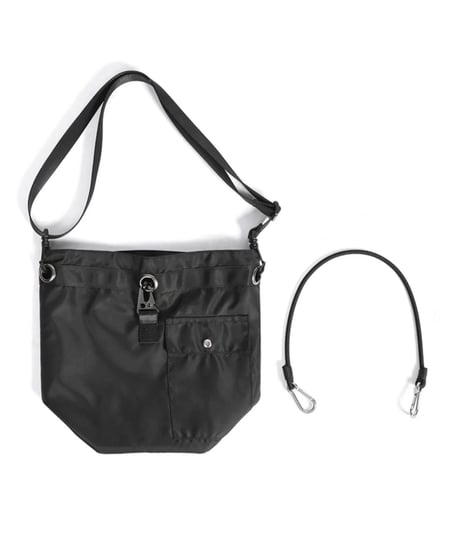 【予約販売】ミリタリーバケツバッグ ショルダーストラップ付