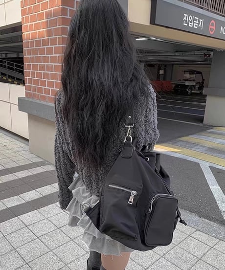 【予約販売】大容量ストリング2wayショルダーバッグ