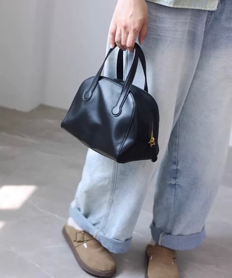 MINI BOSTON BAG / BLK ミニボストンバック 今だけ10％OFF【予約販売】大容量ミニボストンバッグ | KISHIKA
