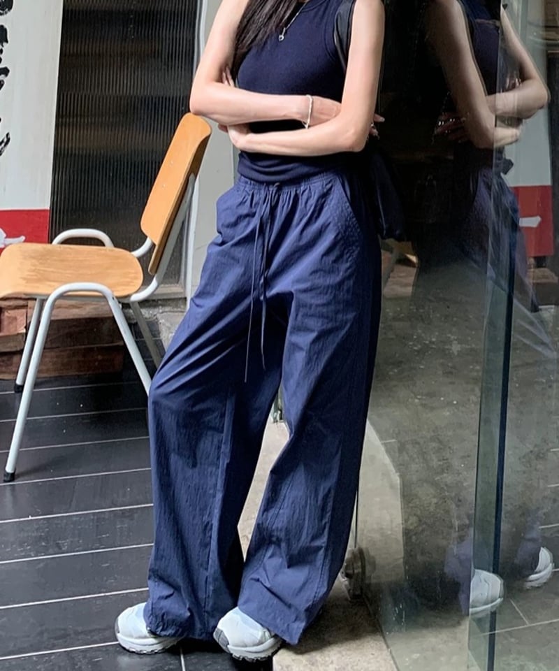 今だけ限定OFF【予約販売】ドロー ストリング イージーパンツ