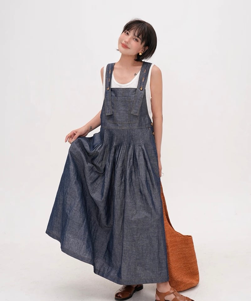 予約販売】デニムサロペットスカート | KISHIKA