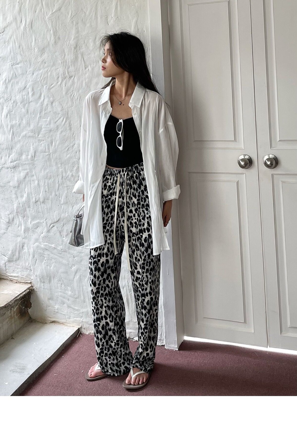 レイチェルコーミー/レオパード柄パンツ