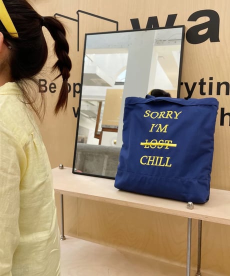 【予約販売】CHILL刺繍トートバッグ