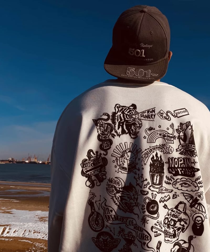 予約販売】Old School プリントスウェット | KISHIKA